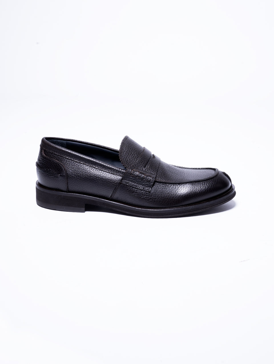 GEORGE HOL'S Mocassino Penny Loafer in Pelle Martellata Testa di Moro Convenienza