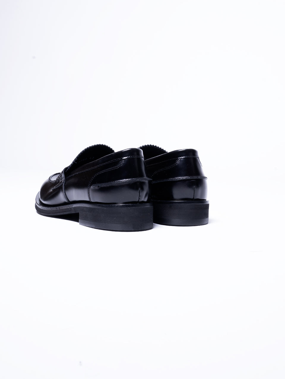 GEORGE HOL'S Mocassino Penny Loafer in Abrasivato Nero Novità