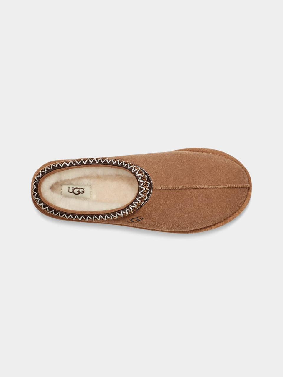 UGG Ciabatte in Camoscio Tasman da Uomo Castagna Vendita Calda