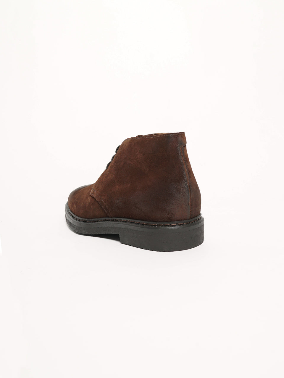 DUCA DI WELLES Stivaletto in pelle oliata Terra di siena bruciato Saldi Di Fabbrica