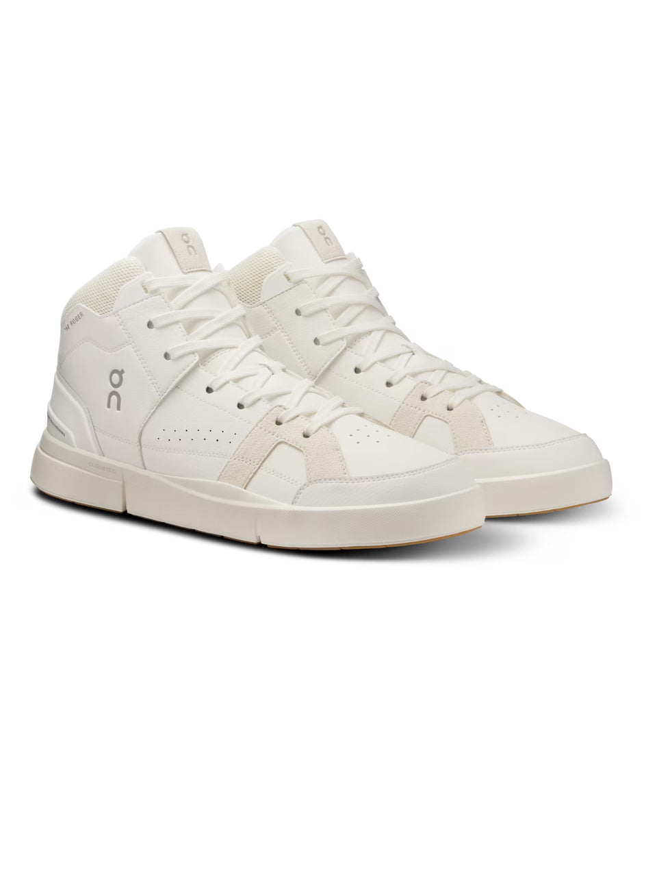 ON RUNNING Sneakers Alte The Rogers Clubhouse Mid Bianco/Sabbia In Linea