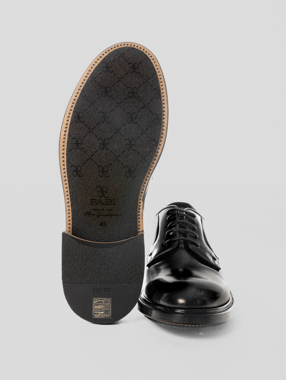 FABI Stringata con Suola Frex Goodyear Nero Affare Del Giorno