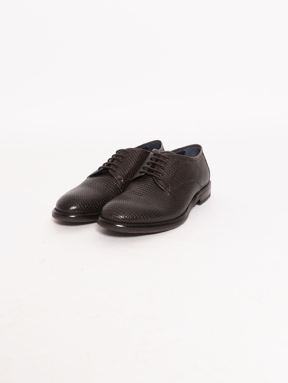 SEBOY'S Stringata in Pelle Intrecciata - Marrone Presa