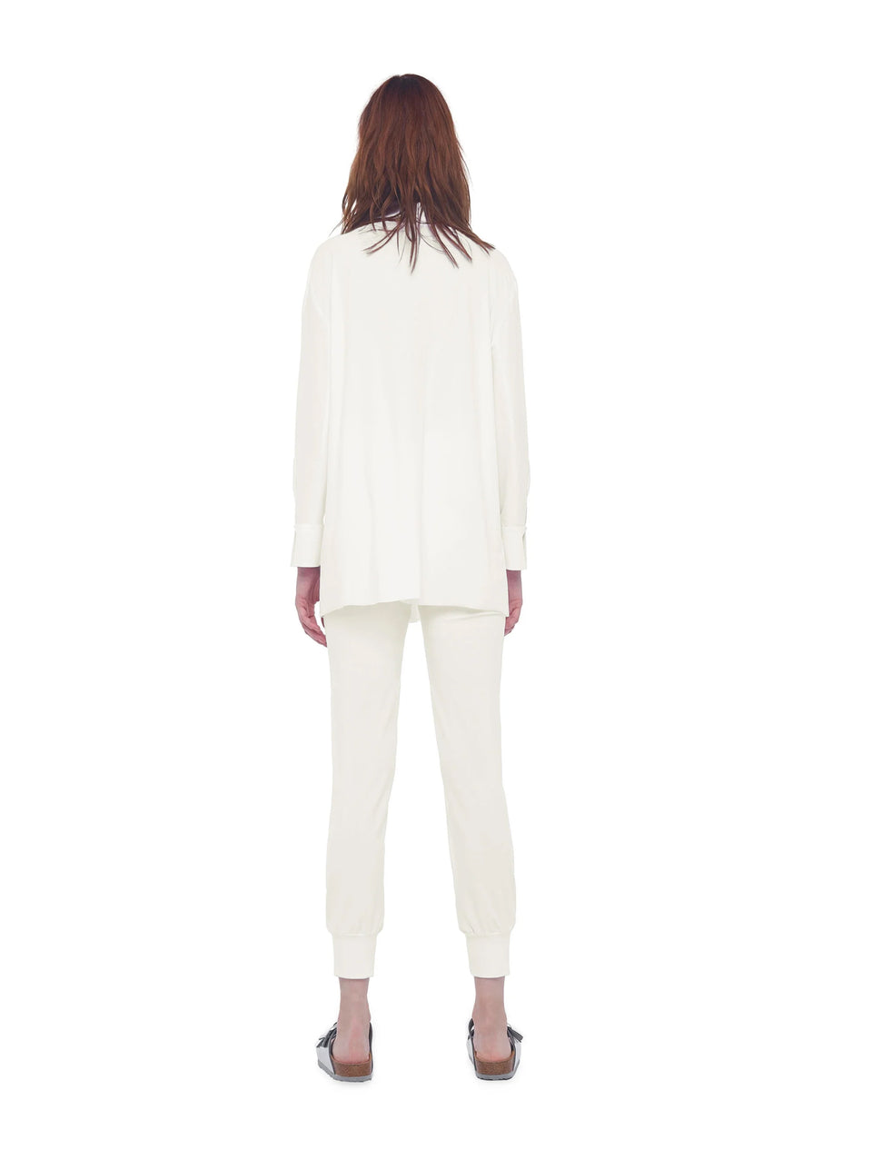 NORMA KAMALI Camicia con Chiusura in Velcro Avorio Offerte
