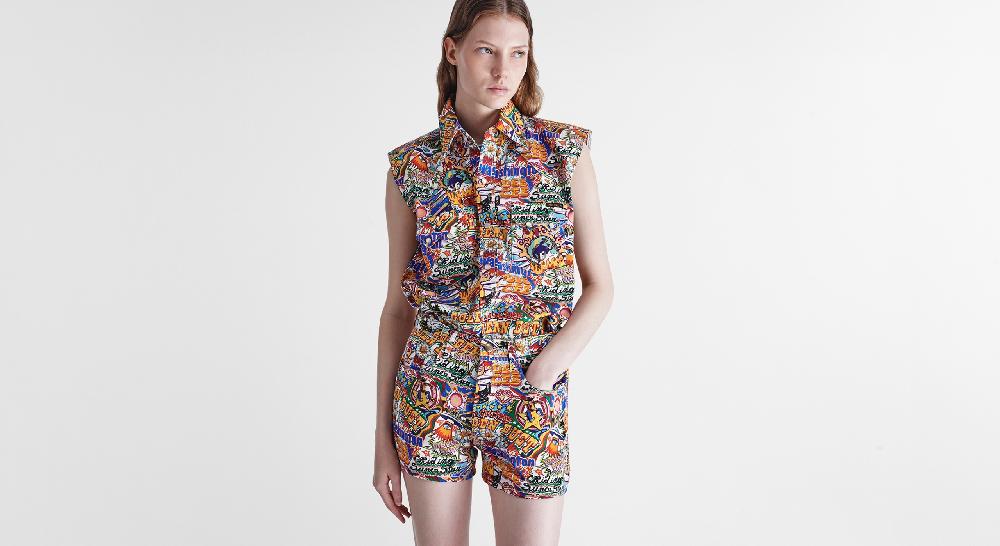 Washington Dee Cee Wdc Print Top Hotsell