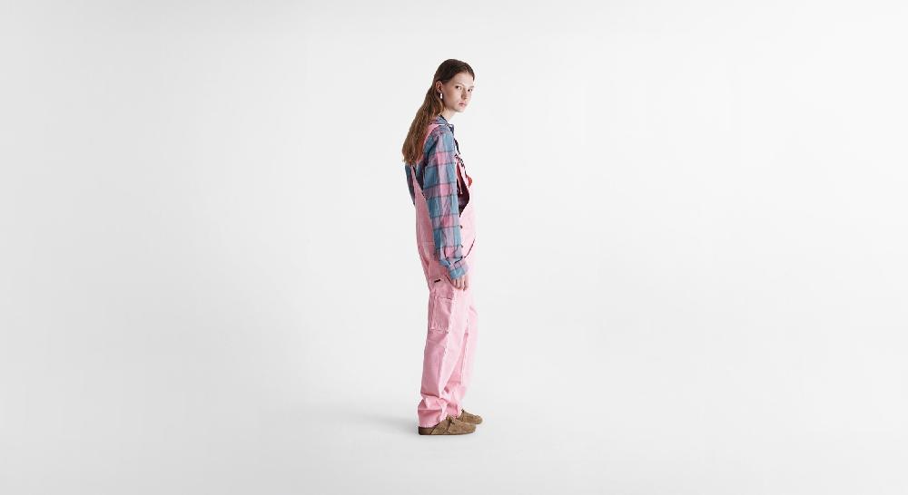 Washington Dee Cee Pink Denim Overall Vendita Calda