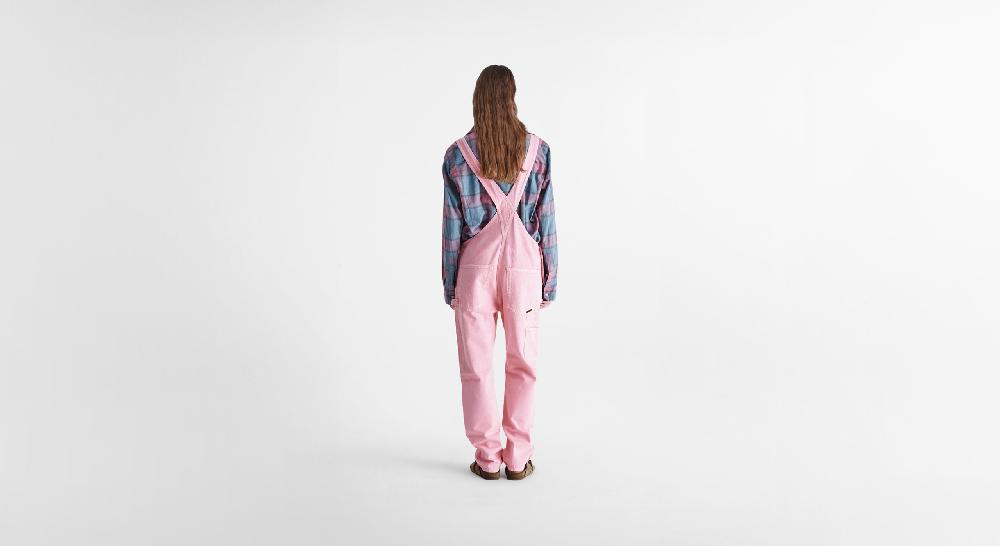 Washington Dee Cee Pink Denim Overall Vendita Calda