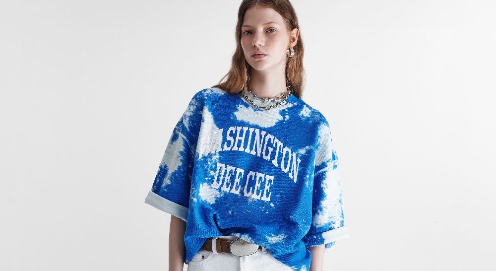Washington Dee Cee Light Blue Sky Sweatshirt Vendite Flash
