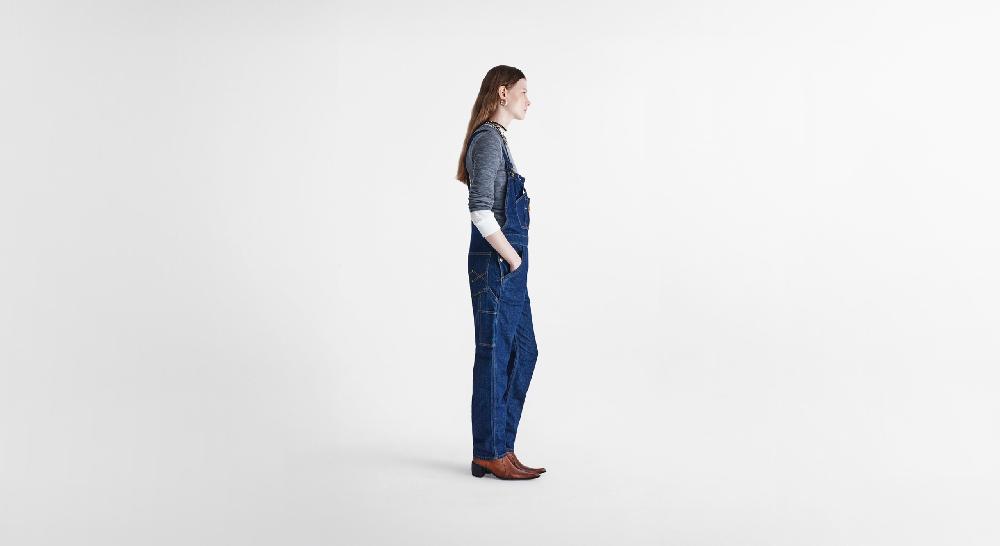 Washington Dee Cee Dark Blue Denim Overalls In Saldo