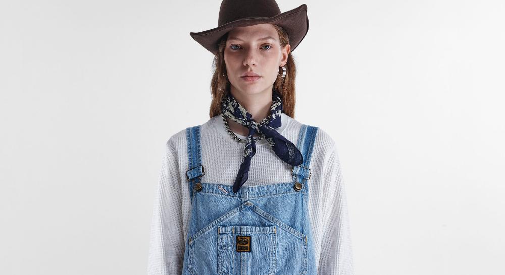 Washington Dee Cee Light Blue Overalls Italia