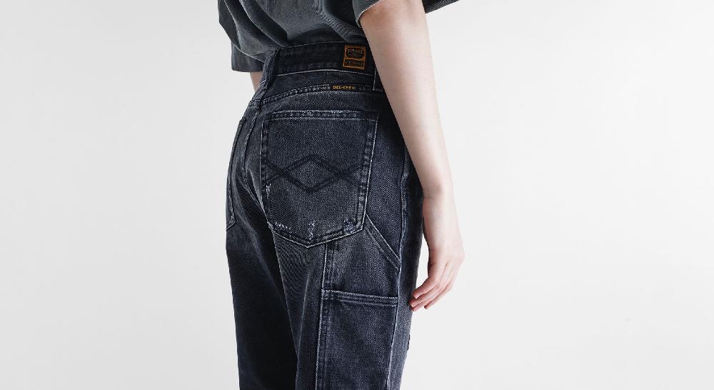 Washington Dee Cee Black Farmer Denim Vendita