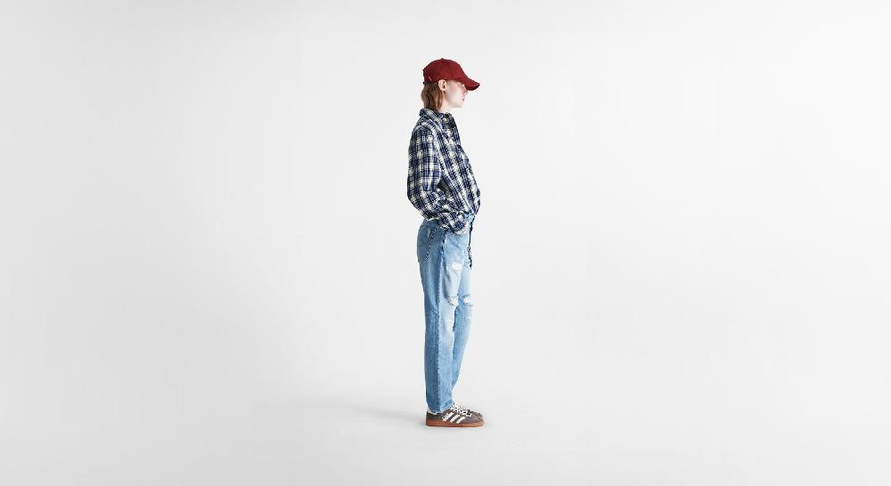 Washington Dee Cee Distressed Light Blue Ranch Denim Promozione