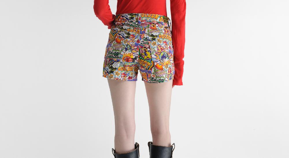Washington Dee Cee Wdc Print Shorts Economico