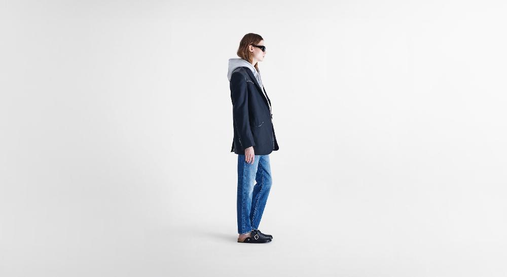 Washington Dee Cee Black Single-Breasted Blazer Vendita Economica