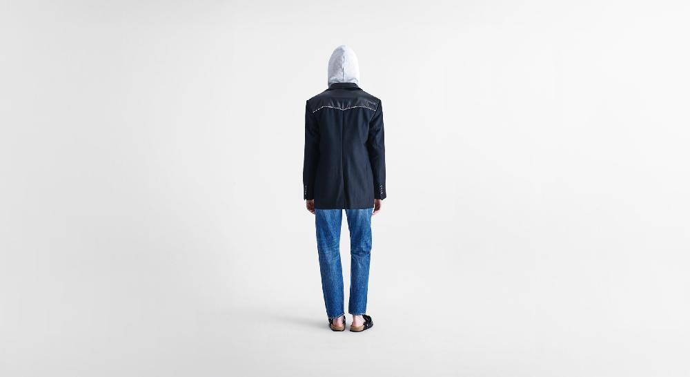 Washington Dee Cee Black Single-Breasted Blazer Vendita Economica