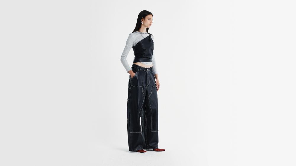 Washington Dee Cee W053 PANTALONE LEATHER OVER WORK 2025
