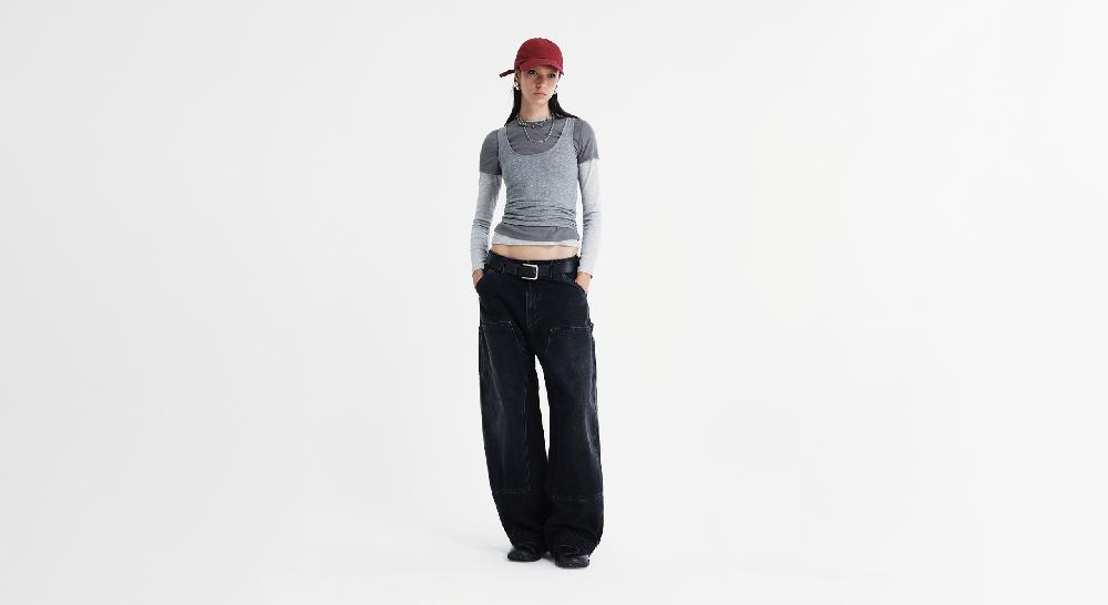 Washington Dee Cee WORK BLACK DENIM PANTS