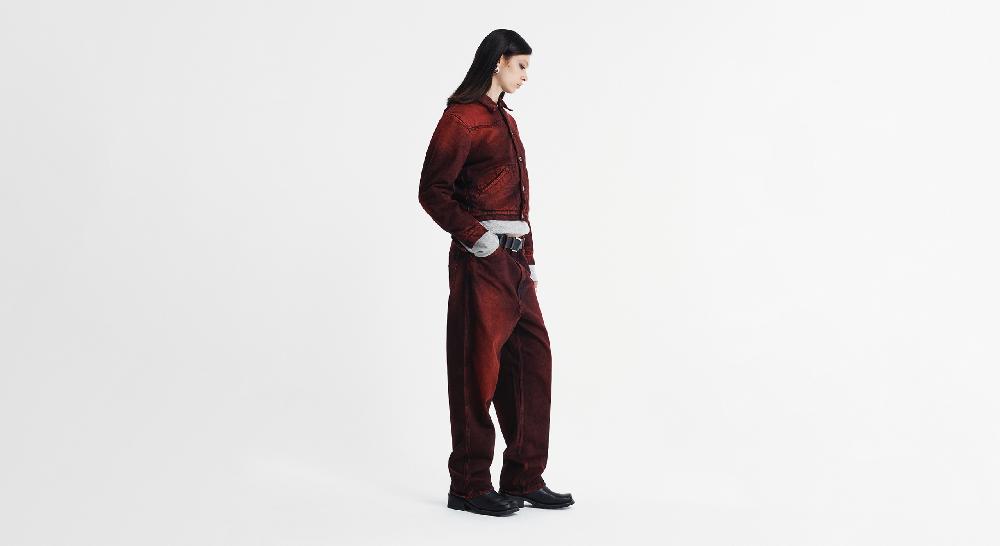 Washington Dee Cee CROPPED TRUCKER JACKET In Linea