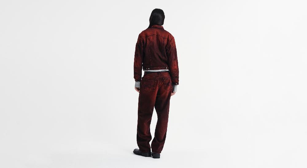 Washington Dee Cee CROPPED TRUCKER JACKET In Linea