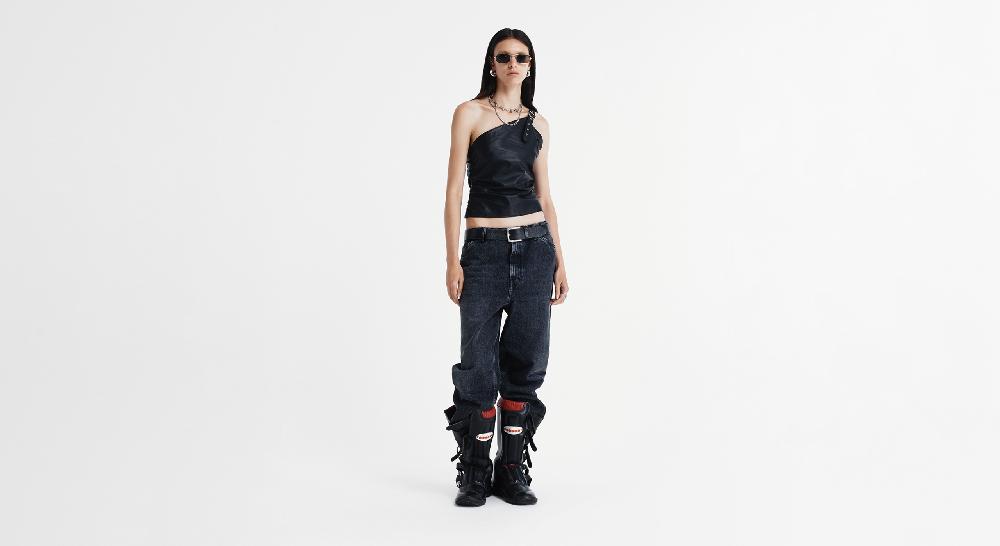 Washington Dee Cee LEATHER TOP