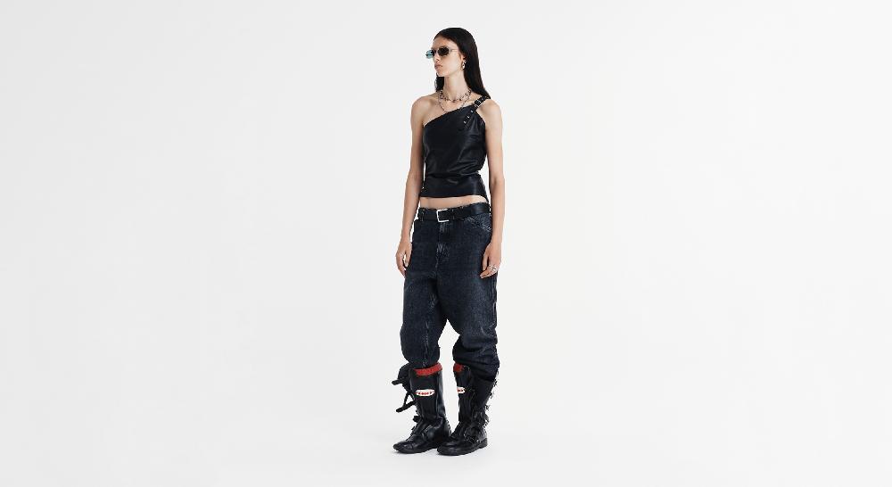 Washington Dee Cee LEATHER TOP Vendita