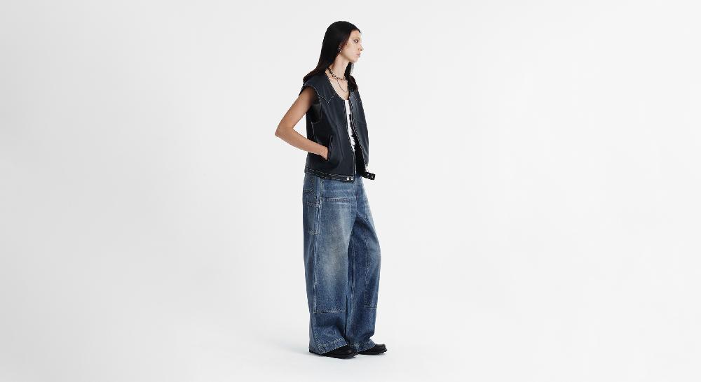 Washington Dee Cee LEATHER VEST Soddisfazione Garantita