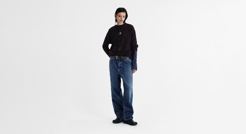 Washington Dee Cee VINTAGE WASHED BLUE PANTS Promozione Limitata
