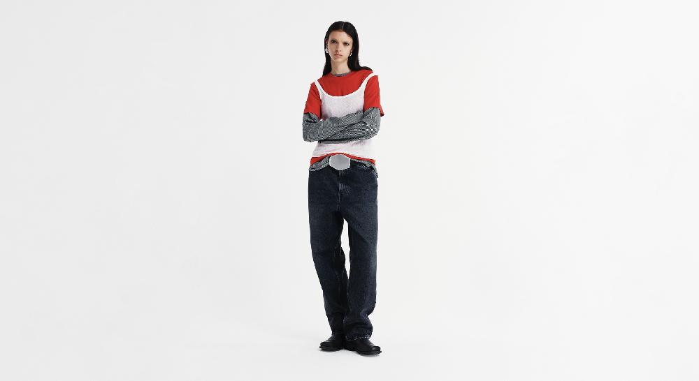 Washington Dee Cee VINTAGE WASHED BLACK DENIM PANTS