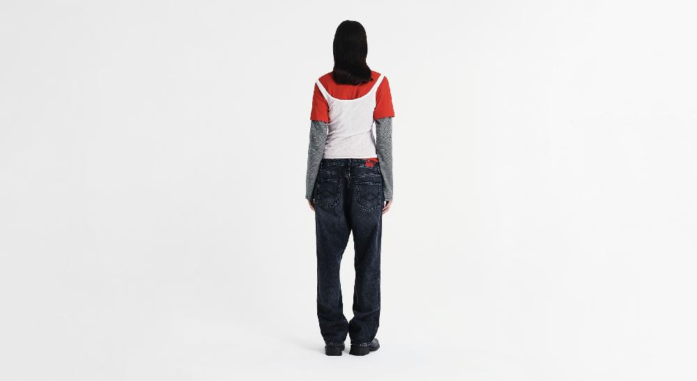 Washington Dee Cee VINTAGE WASHED BLACK DENIM PANTS Fino Al -60%
