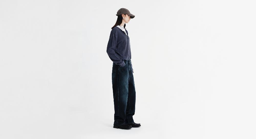Washington Dee Cee STONE BLACK DENIM PANTS Shopping Online