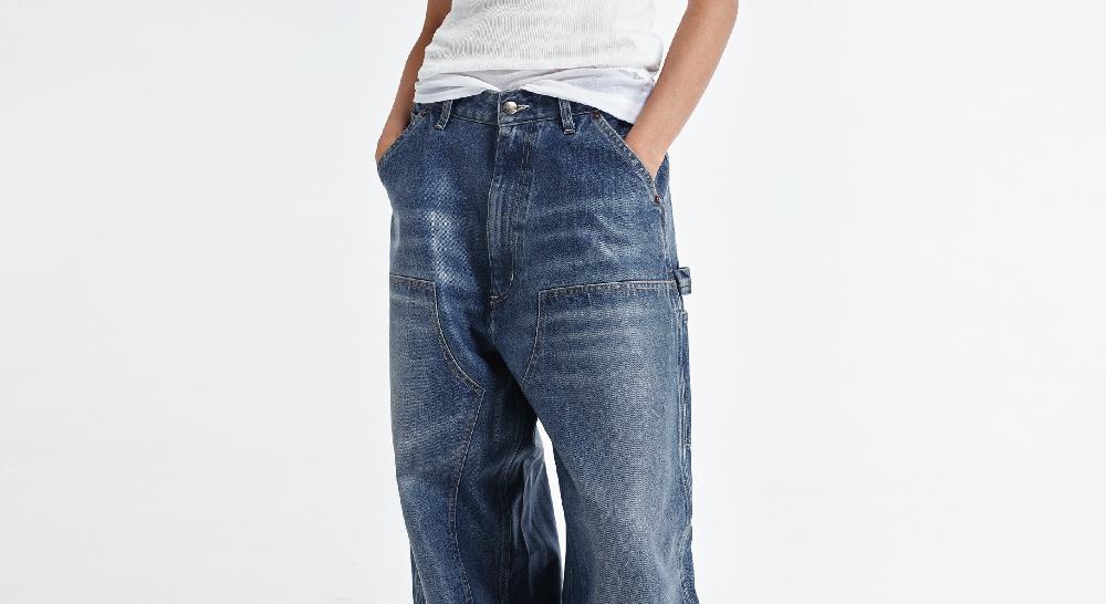 Washington Dee Cee WORK BLUE DENIM PANTS Flash Sale