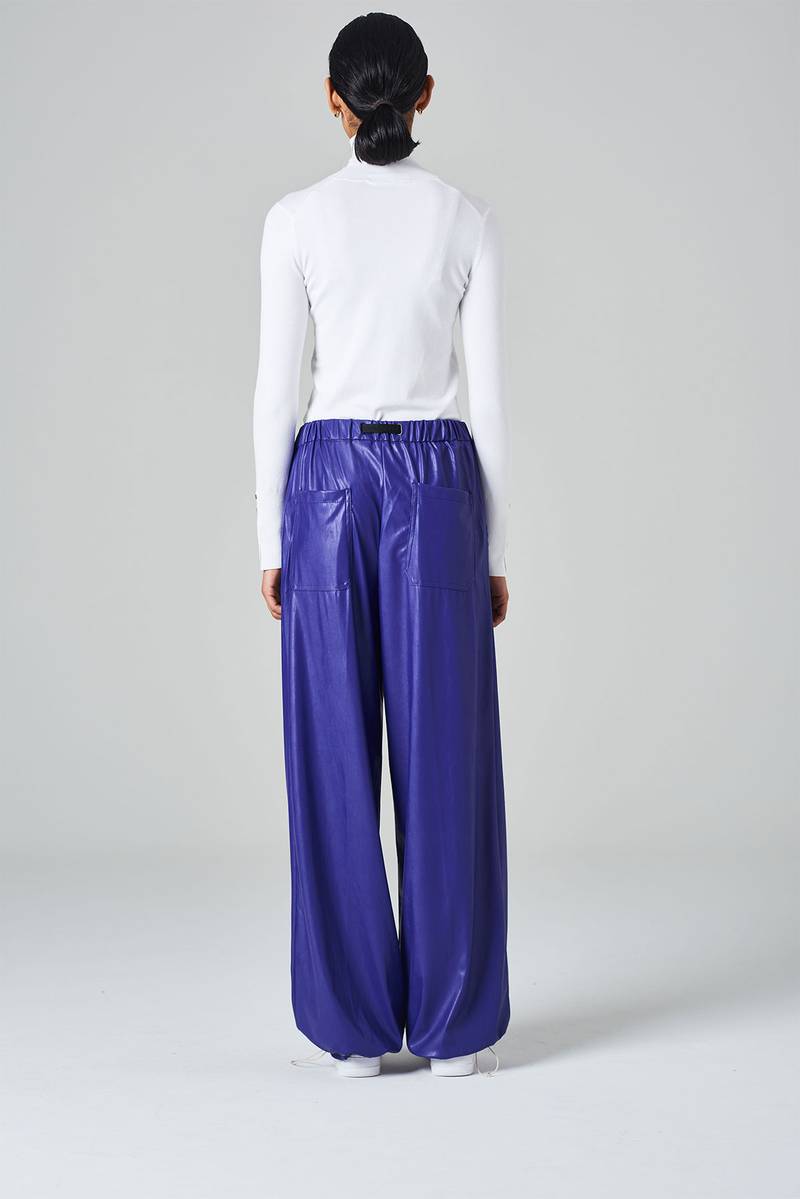 White sand Pantalone a gamba dritta stringibile con laccio Presa