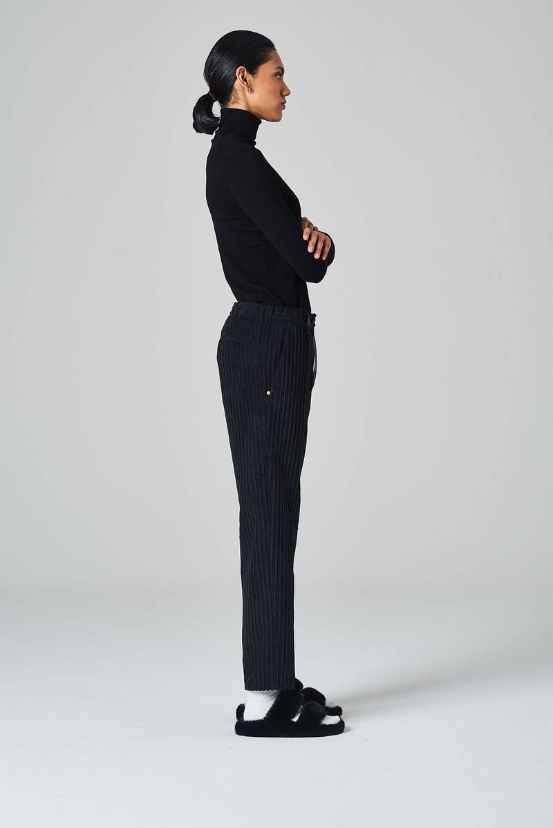 White sand Pantalone regular fit con elastico in vita e cinturino regolabile Offerta