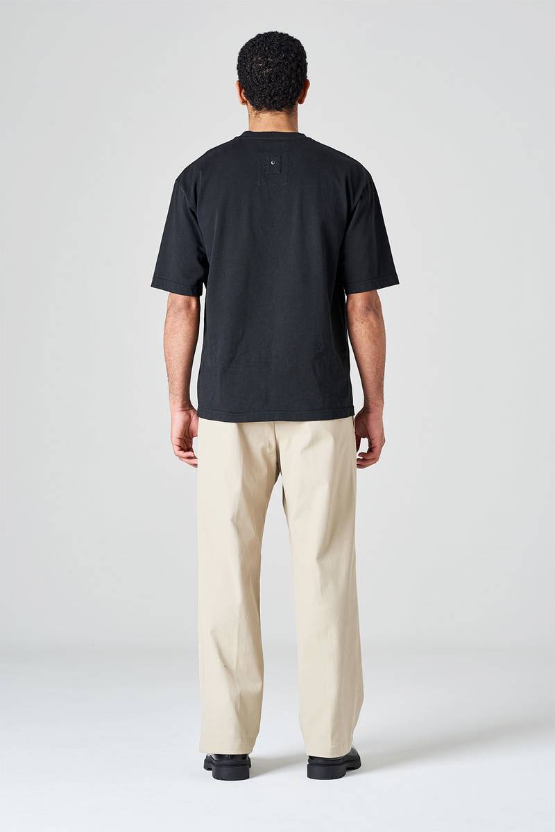 White sand T-shirt jersey di cotone Vendita Economica