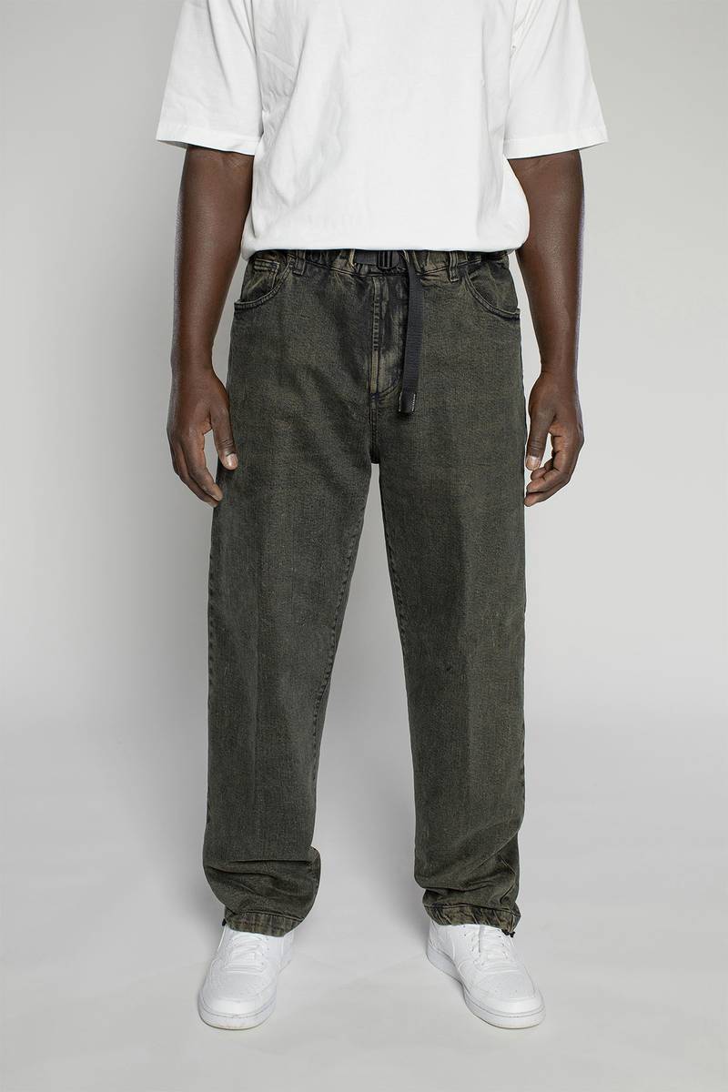 White sand Pantalone cinque tasche in denim trattato I Più Venduti