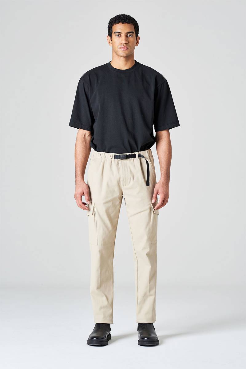 White sand Pantalone cargo di cotone Negozio