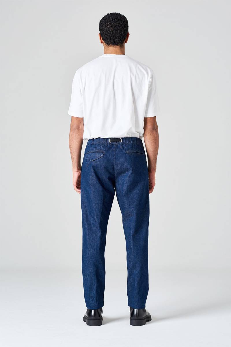 White sand Pantalone in denim cimosato Italia