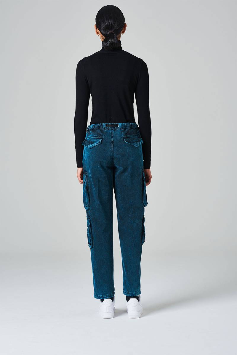 White sand Pantalone tasconato con laccio Vendita Economica