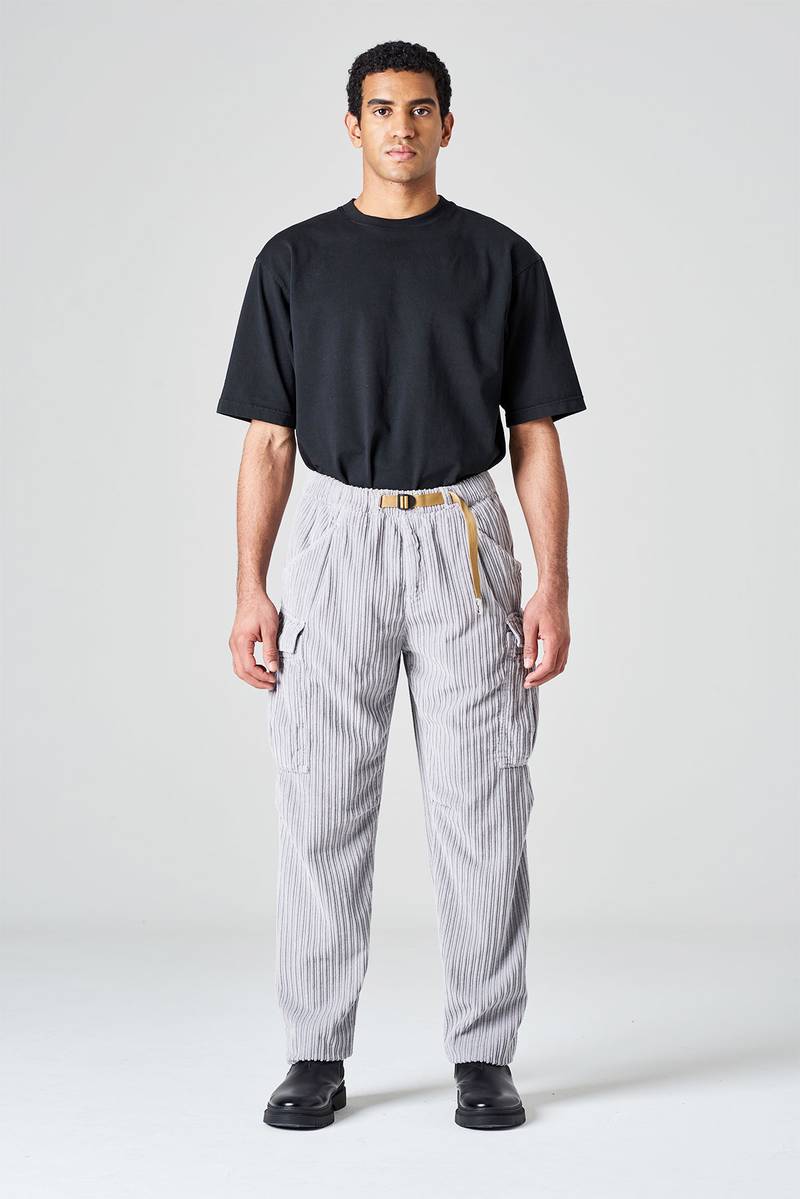 White sand Pantalone cargo in gabardina Spedizione Gratuita
