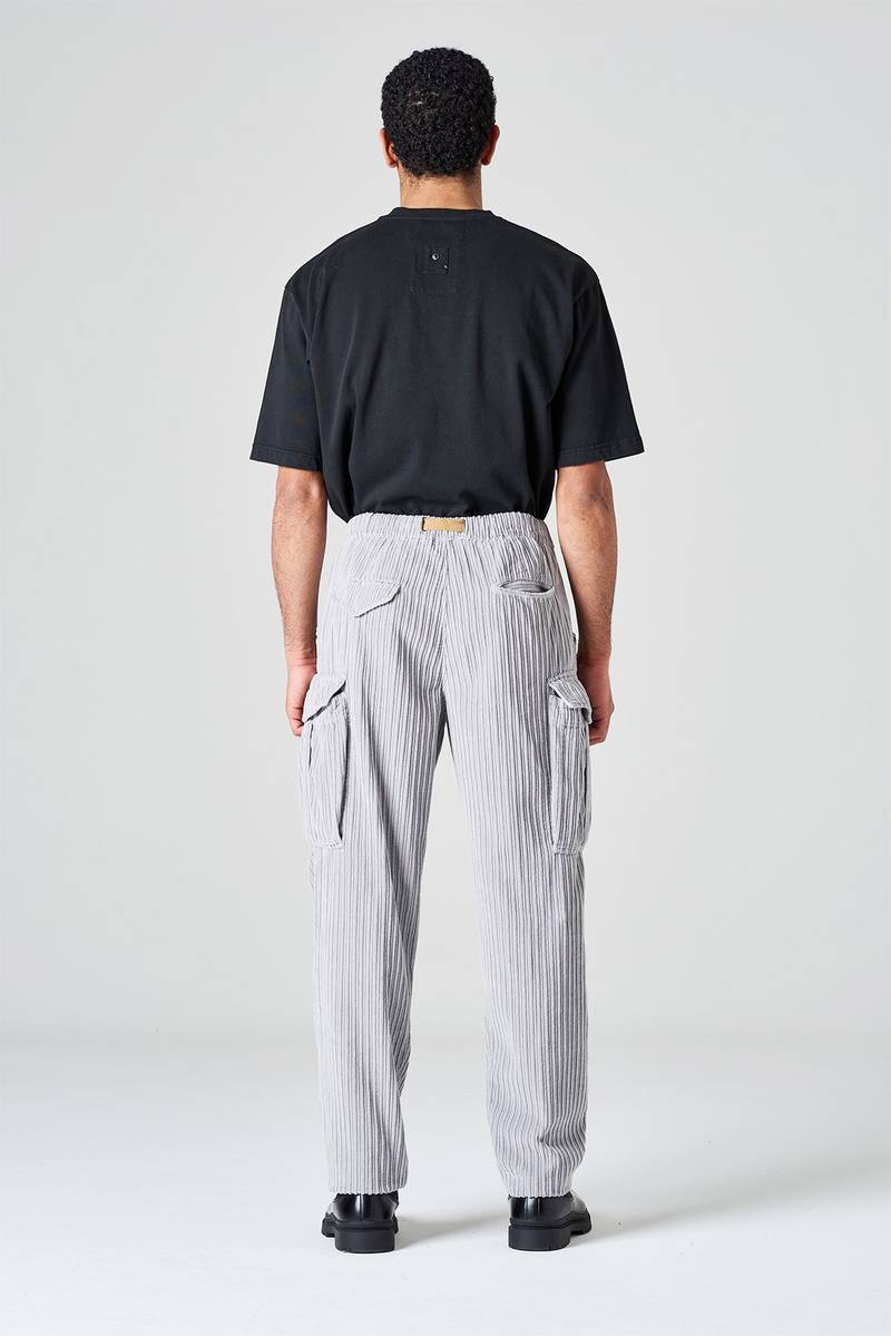 White sand Pantalone cargo in gabardina Spedizione Gratuita