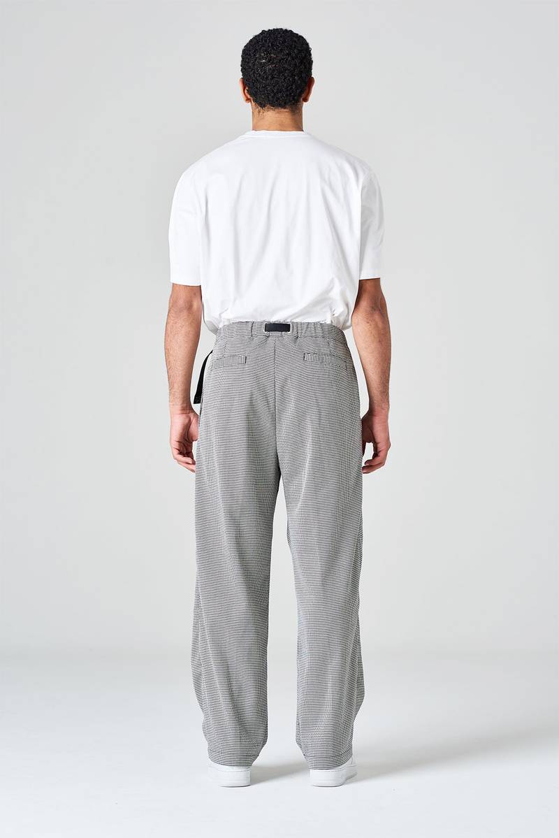 White sand Pantalone gamba larga in flanella Negozi Online