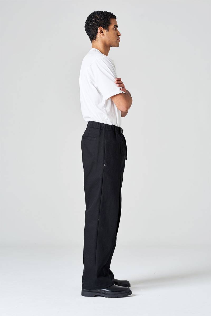 White sand Pantalone gamba larga con pinces centrale Consegna Veloce