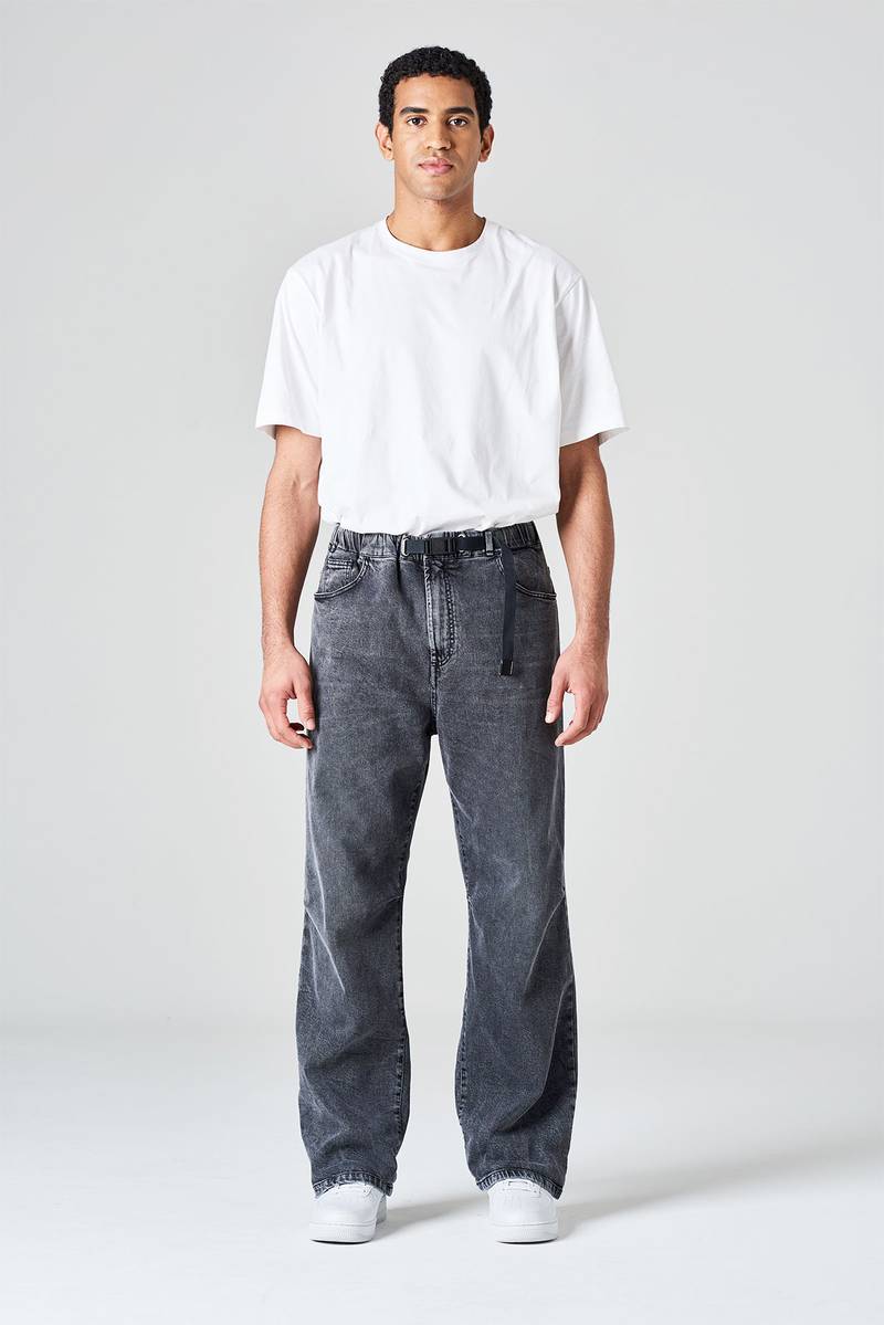 White sand Pantalone cinque tasche in denim cimosato Fino Al -60%