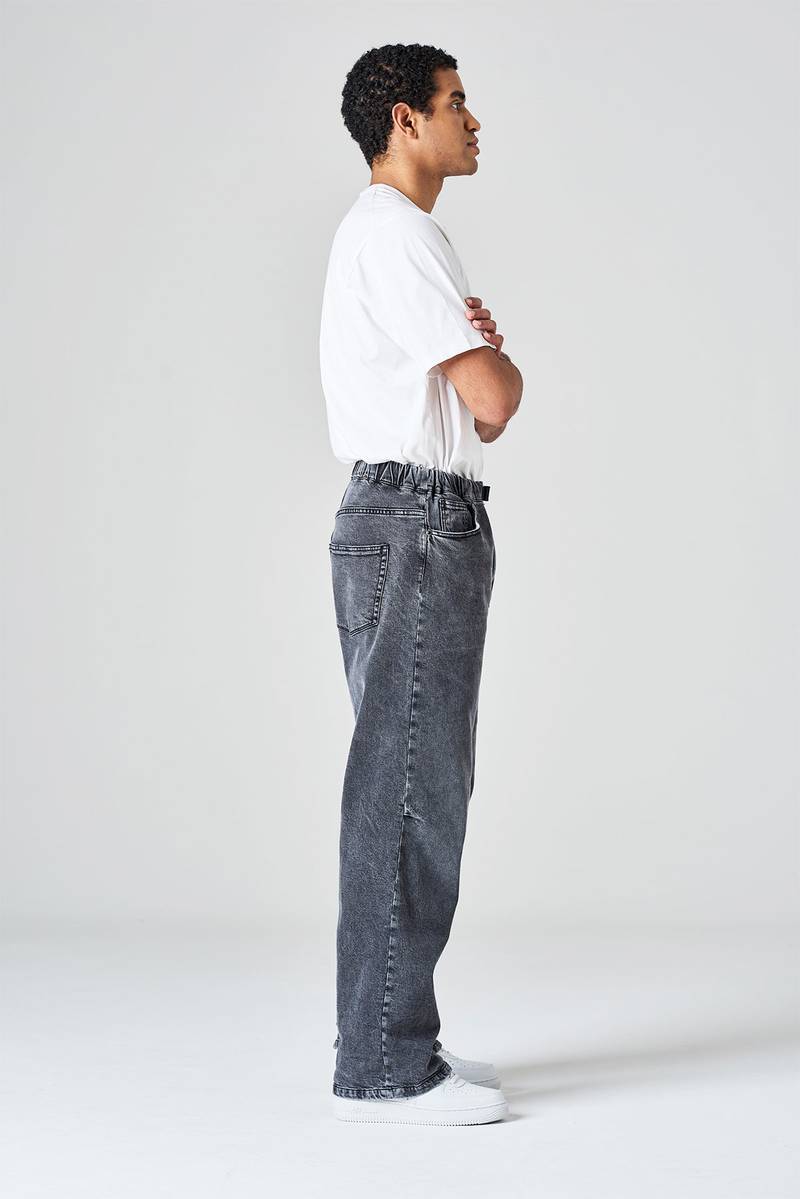 White sand Pantalone cinque tasche in denim cimosato Fino Al -60%