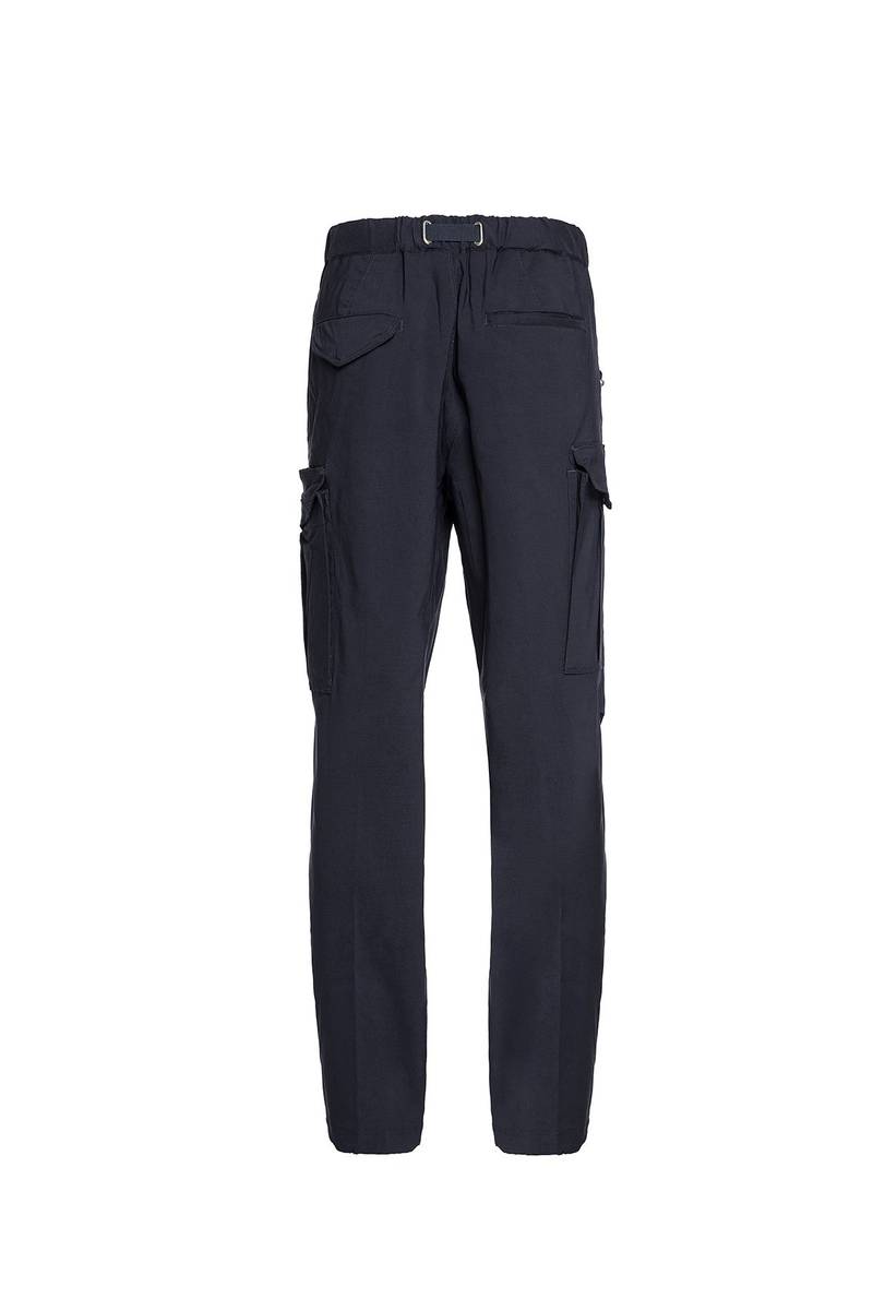 White sand Pantaloni cargo con gamba dritta in tessuto tecnico stretch Presa