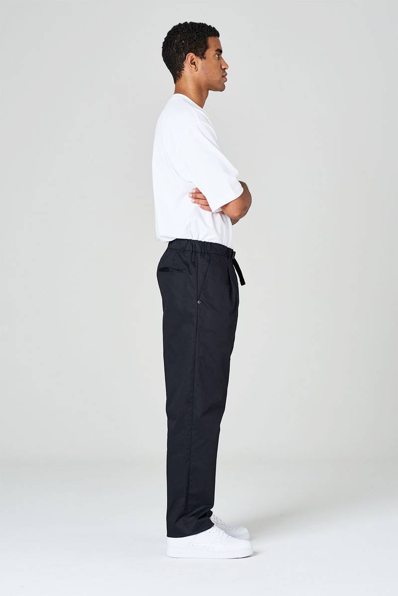 White sand Pantalone modello tuta con pinces Outlet