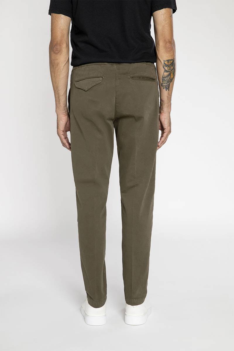 White sand Pantalone in cotone stretch Shopping Online