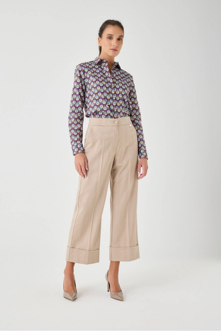 Zanetti 1965 Camicia in cotone Liberty Saldi