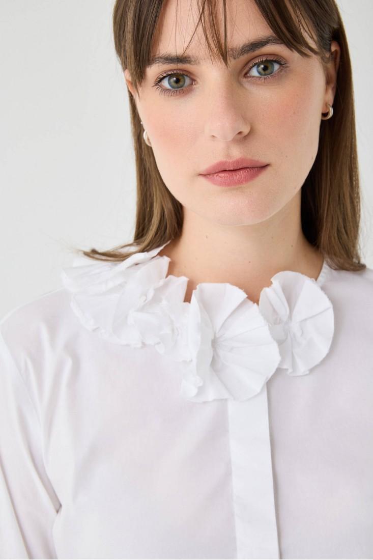 Zanetti 1965 Camicia con dettaglio di fiori Italy
