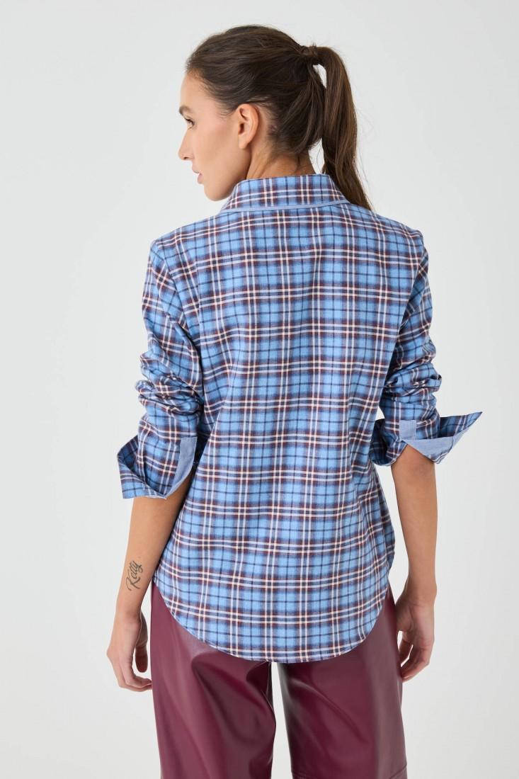 Zanetti 1965 Camicia a quadri in flanella Vendita